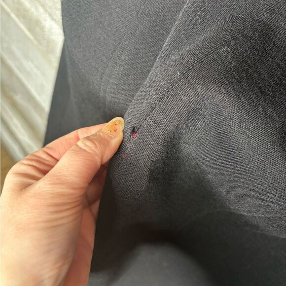 Rickie Freeman Teri Jon 6 100% wool red black skirt jacket 2 piece set career - Picture 7 of 7